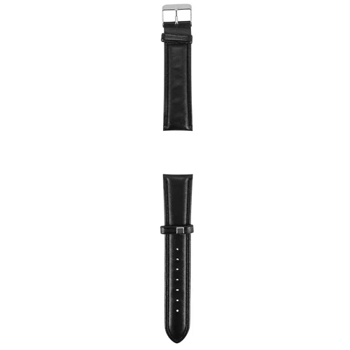 20mm PU-Leder Farben Schwarz Armband Uhr Armband Neue Fashion D9Q45176