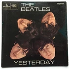 THE BEATLES "YESTERDAY" UK 2nd PRESS EP MISPRESSED PUSH OUT / SOLID CENTRE  EX++