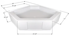 Icon 15233  BATHTUBS SHOWERS & SINKS RV
