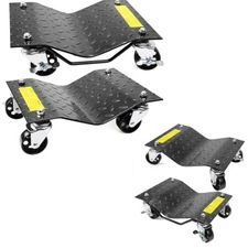 XtremepowerUS 4-Pieces 12" x 16" Premium Skates Wheel Car Dolly Repair Slide