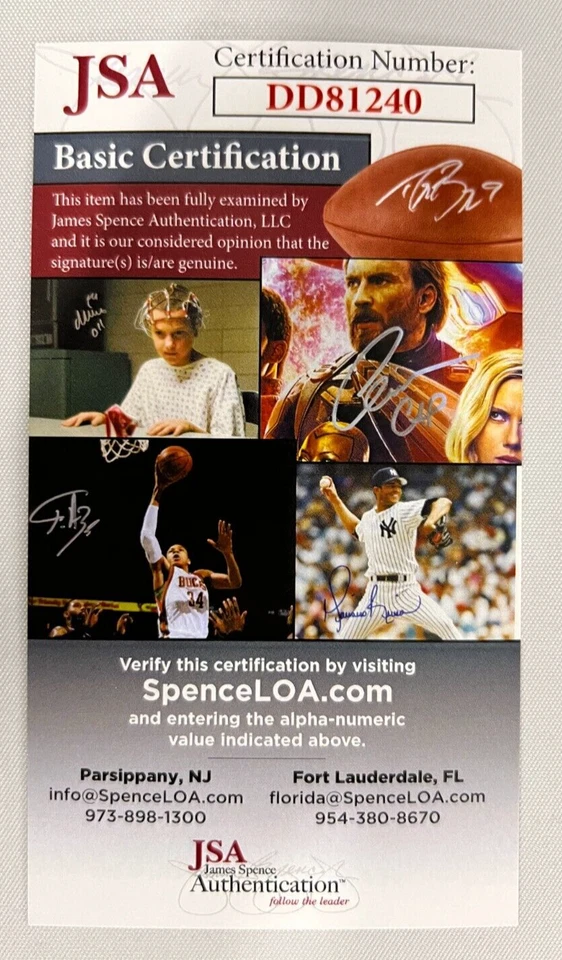Fred Schaus Signed 3x5 Card JSA AUTO Purdue University/LA Lakers Coach (d.2010) - Image 4 of 4