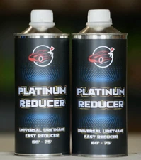 Platinum Universal FAST Urethane Reducer Quart Size! 2 PACK Automotive Paint