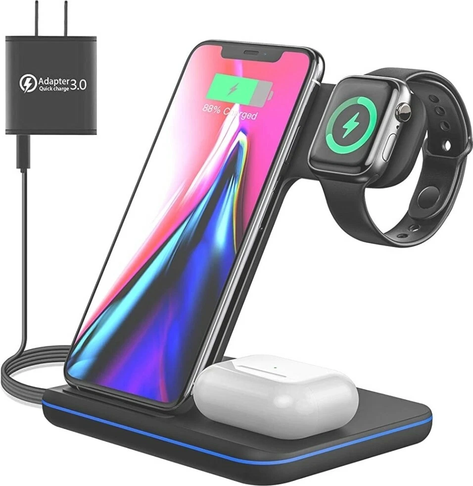 Moing 3 In 1 Wireless Charger Mainly For iPhone iWatch Air pods