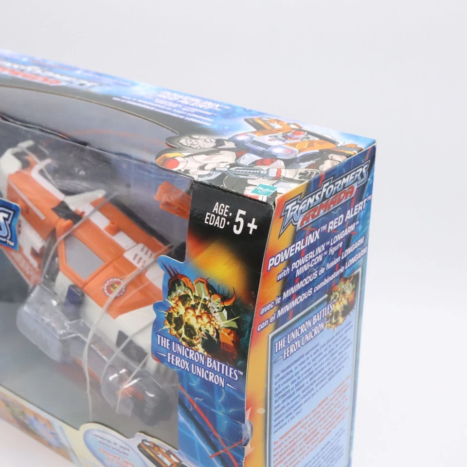 Transformers Armada Powerlinx Red Alert Figure w/ Longarm Mini-con 2002 Hasbro - Image 3 of 4