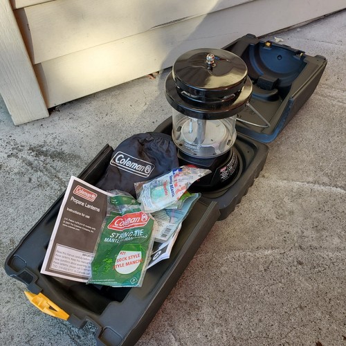 Coleman Dual Mantle Portable Propane Camp Lantern 5155B eBay