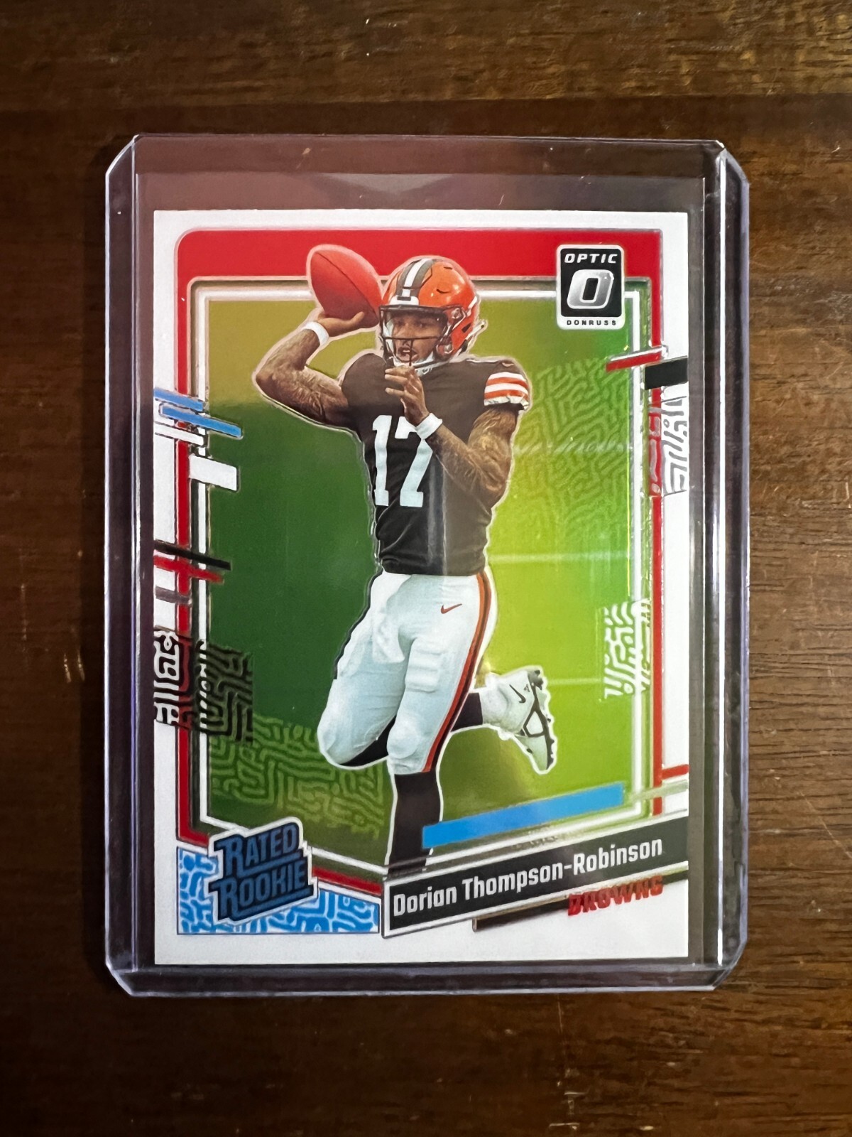 2023 Donruss Optic Football Rated Rookie RC Dorian Thompson-Robinson #225