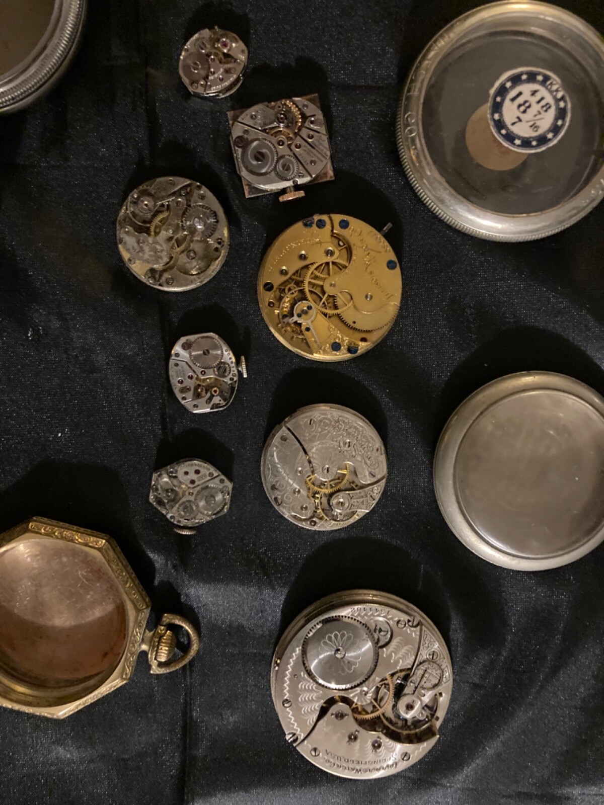 pocket watch cases and movements for parts eBay