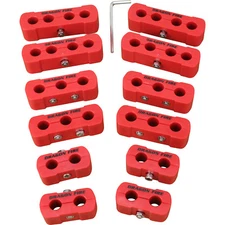 12pc Set Of Premium Non Conductive Spark Plug Wire Separators For All Wire Sets