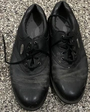 FOOTJOY eComfort Men's Black Leather Golf Shoes 8.5 Medium #57792