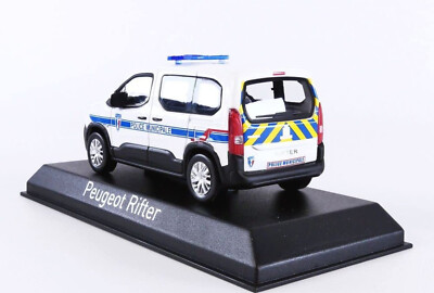 NOREV – Peugeot Rifter Police Municipale 2019 – Miniature 1/43 – Métal Blanc – Dès 14 Ans