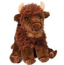 Buffie 9" Buffalo Douglas Plush Stuffed Animal Cuddle Toy Farm Cow Bison Bull