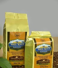 Moy Hall 100 Jamaica Blue Mountain Single Estate Coffee 0.5 Lb/8oz, 1 Lb/16 oz