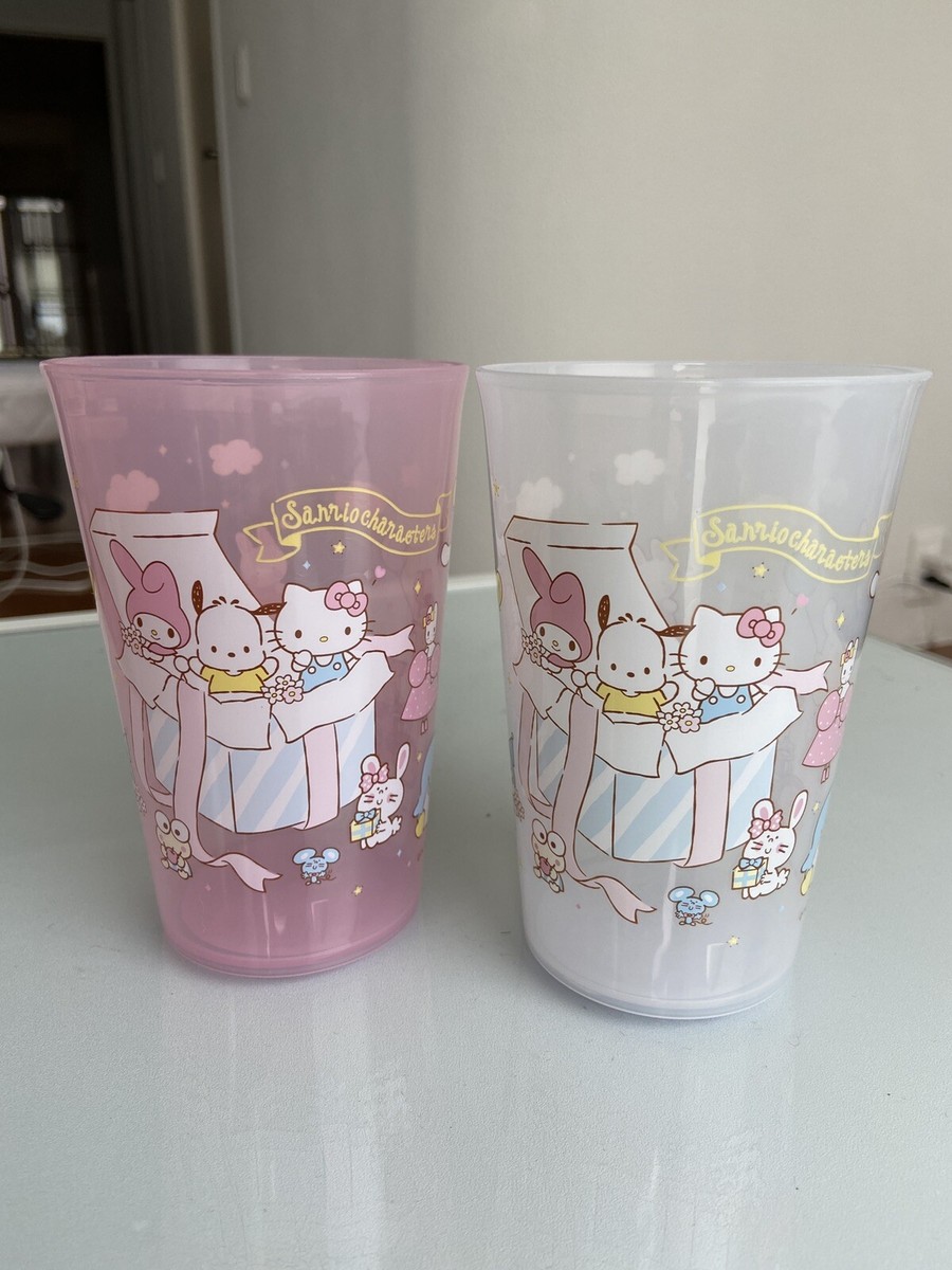 Daiso Sanrio Characters Cup 2sets 450㎖ Hello Kitty, My Melody
