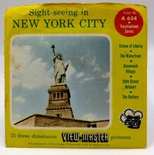 View-Master A654, Sight-Seeing In New York City, S3 Package, 3 Reel Set