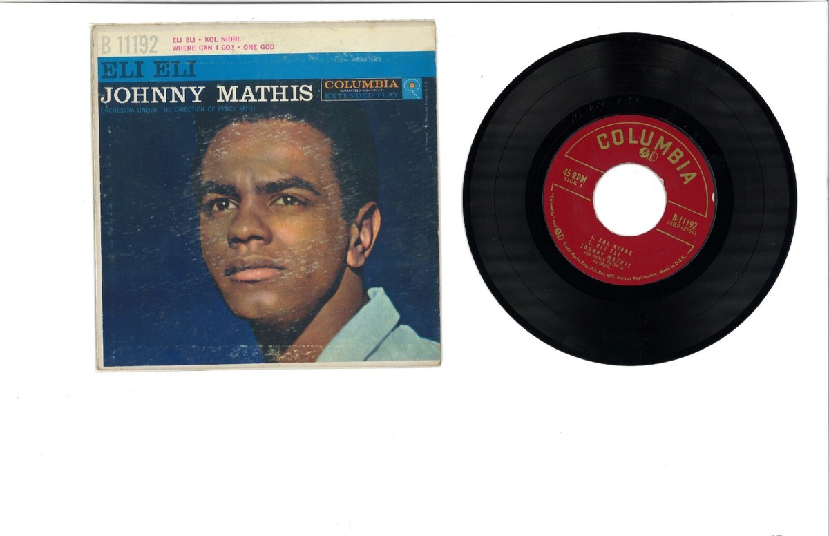 JOHNNY MATHIS Columbia B-11192 45rpm EP 7inch VG+++++ | eBay