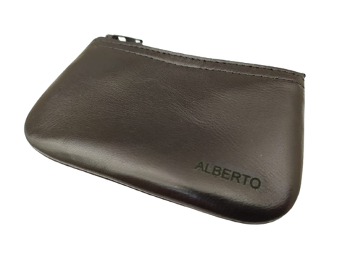 Monedero cuero. Personalizado con nombre. Llavero interior. eBay