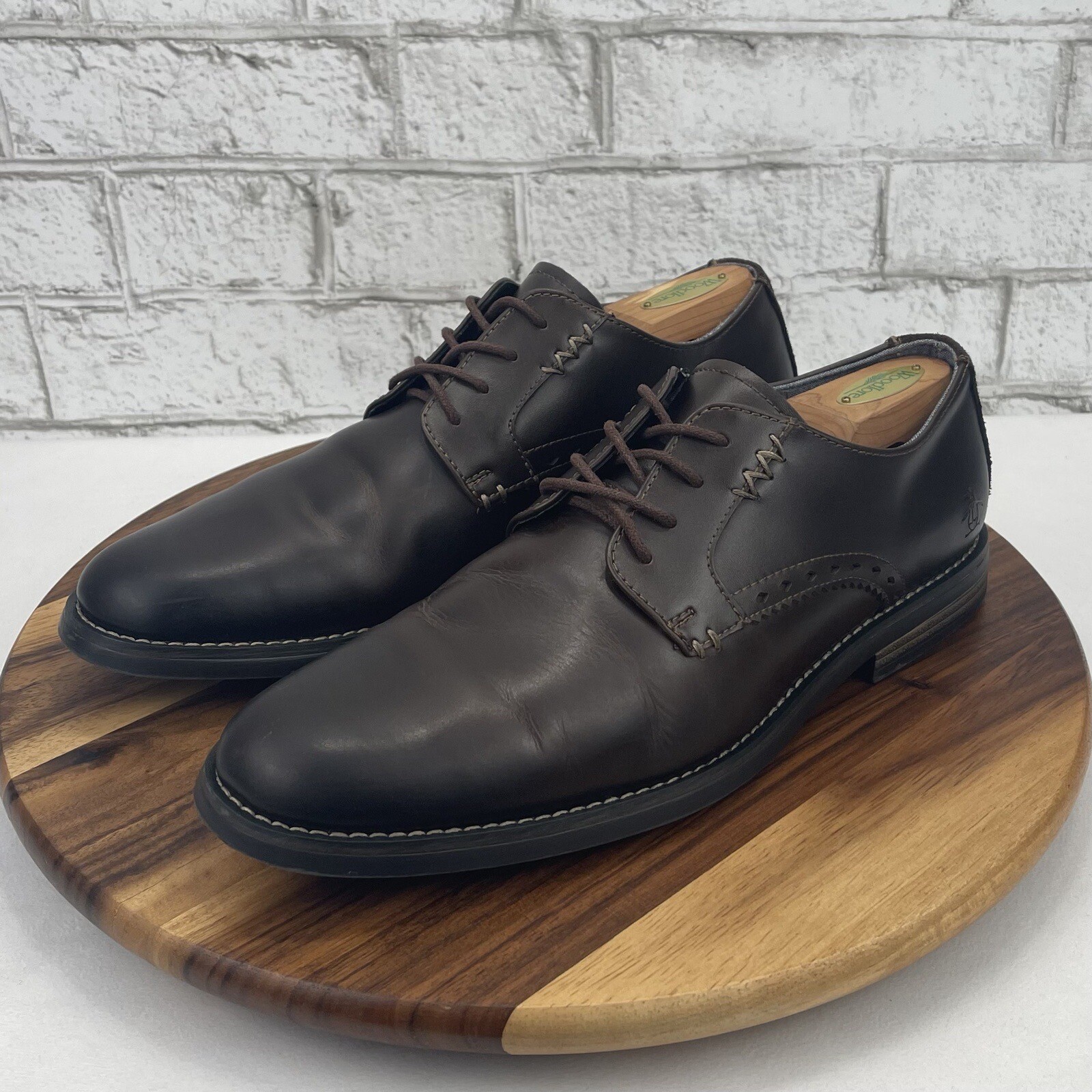 SAOLA Scarpe eleganti stringate Pinguin Munsingwear originali Walter da uomo 11 5 marroni in pelle