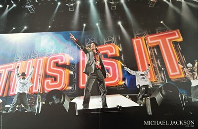 MICHAEL JACKSON - A3 Poster 42x28cm - This is it Clippings Plakat BRAVO Magazine