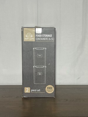 Chef's Path 2pc Large Food Storage Container 6.5L w/Airtight Lids
