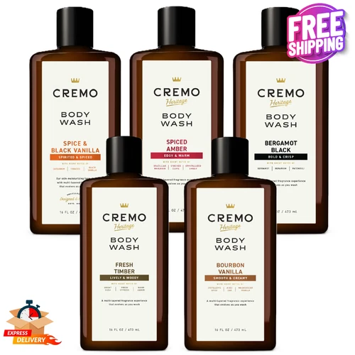 Cremo Mens Body Wash | ALL SCENTS | 16 Oz | *NEW*