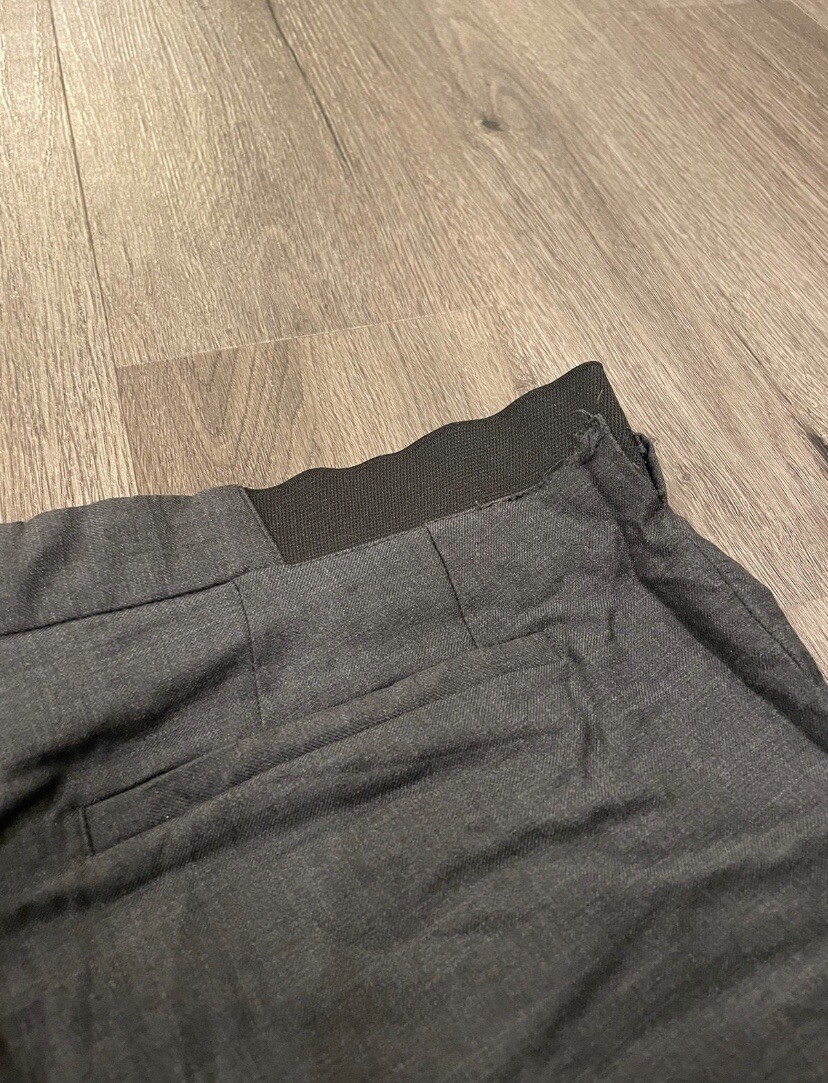 Raf Simons FW07 formal elastic waist pants View 4