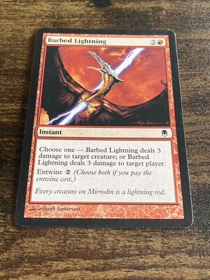 Barbed Lightning 55/165 Darksteel Magic The Gathering MTG C9895*