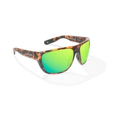 Bajio Las Rocas Brown Tortoise Matte Green Mirror Glass Lenses Mens Sunglasses