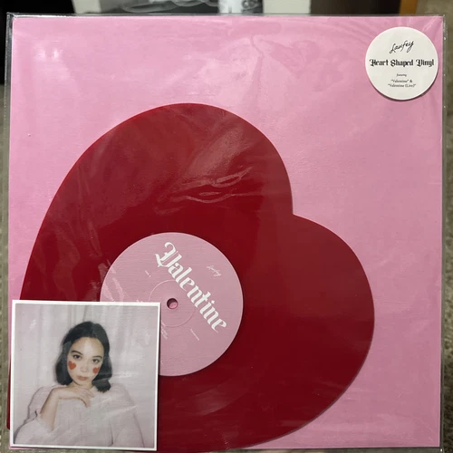 LAUFEY-VALENTINE (HEART SHAPED RED 7" VINYL) INDIE EXCLUSIVE-NEW    OUT OF PRINT