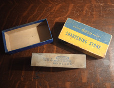 Norton WB-4 Washita Oilstone Sharpening Stone, Awesome Condition w/ Box