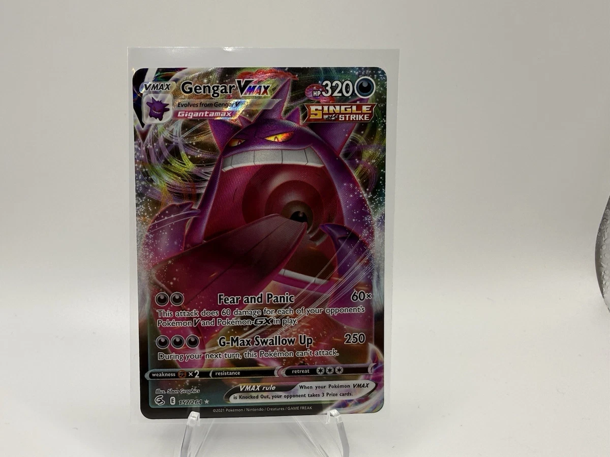 Gengar VMAX 157/264 Swsh08: Fusion Strike for sale | eBay