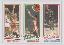 1980-81 Topps Campy Russell Armond Hill Micheal Ray Richardson Michael 03rx