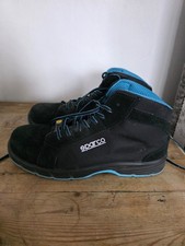 Sparco Horizon H ESD S3 Safety Trainers Boots Black Blue Mens Size 9 Work Shoes