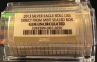 2013 NGC Certified Silver Eagle Roll - Gem Uncirculated