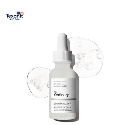 The Ordinary Niacinamide 10% + Zinc 1%, Smoothing Serum for Blemish-Prone Skin