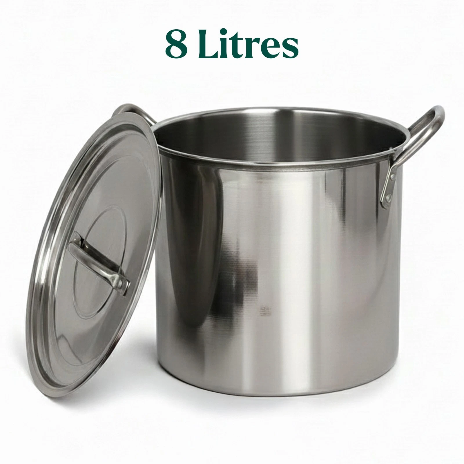 8 Litre Stainless Steel Stock Soup Stew pot Cooking Capacity Casserole NEW
Opens in a new window or 