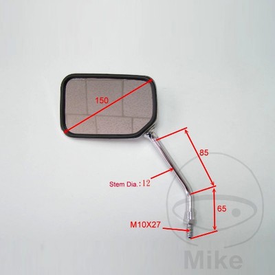 Area1 Specchietto retrovisore per moto CNC compatibile con CB 1000 R, CB 1000 R+, RA, Neo Sports Cafe (V52