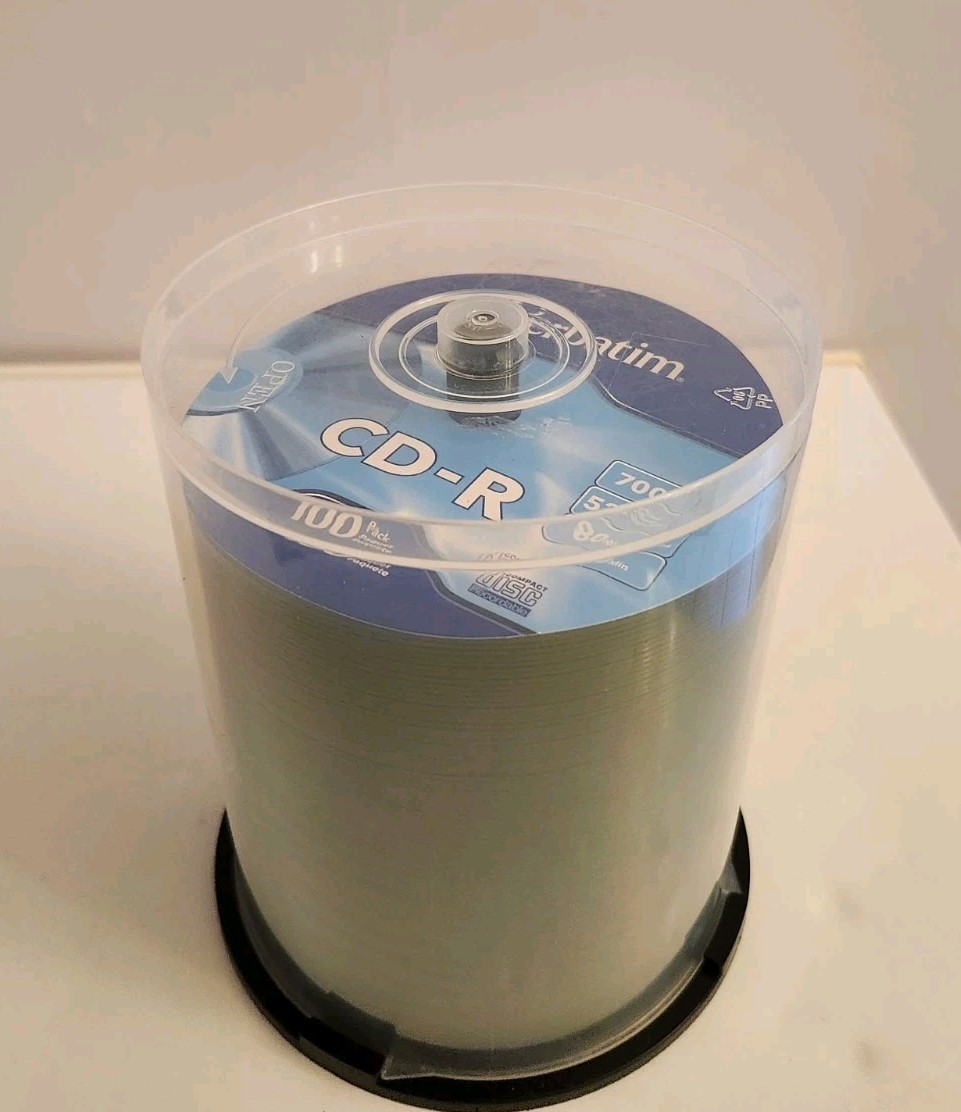 75 Verbatim CD-R 700MB 80Min 52X Speed Recordable Compact Disc 