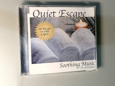 Quiet Escape Soothing Music CD Relaxation As Heard on PBS & QVC CRACKED CASE
