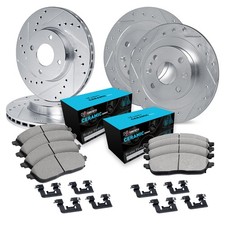 For Audi 80 Quattro 88-92 Brake Kit Eline Series Drilled Slotted Front Rear