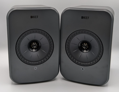 KEF LSX II LT BOOKSHELF Bluetooth HiFi Speakers - Graphite Grey