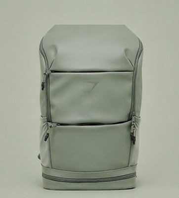 Gymshark Sleek Backpack Unit Green Gym Bag College Backpack NEW