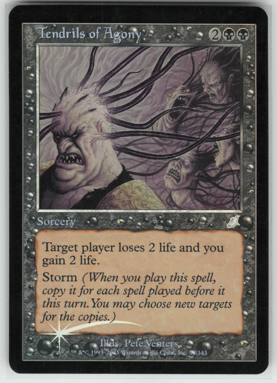 MTG Tendrils of Agony Foil Scourge # 75 LP