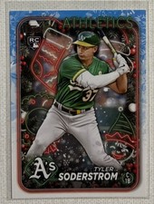 2024 Topps Holiday Baseball Tyler Soderstrom RC Card #H127 Complete Your Set! ⚾️