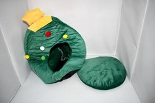 Pet Fang Christmas Cat House with Tree Shape - Cat  Dog Bed, 17.7 x 15.7 in, NW