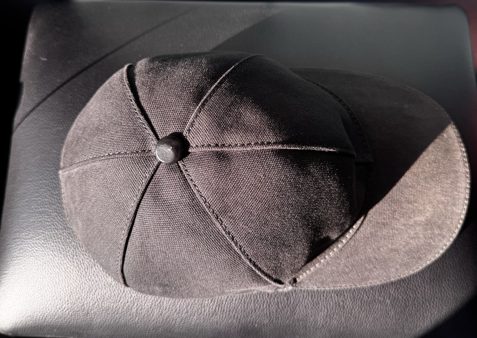 GUCCI Sherry Line Interlocking G Baseball Cap Bla… - image 6