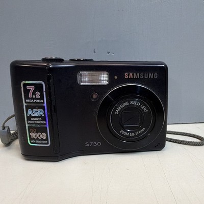 Samsung Digimax S730 7.2MP 3x Optical Zoom CompactShake Reduction Working READ