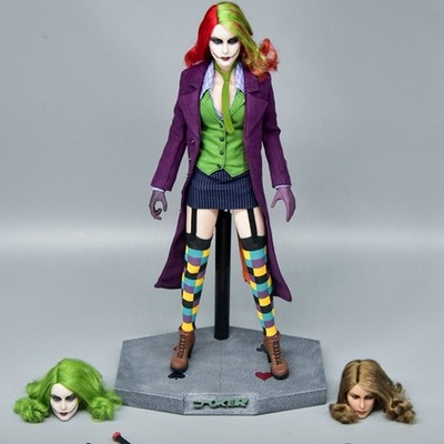 WOLFKING Lady Joker 12in Action Figure Female Doll Model 3 Heads Ver. WK89025A