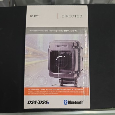 Directed DS4WS Bluetooth security siren upgrade Digital shock & tilt sensor NEW