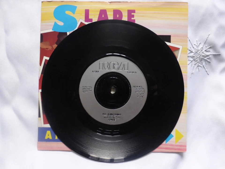 SLADE - ALL JOIN HANDS, 1984, VG+ - Image 3 of 4