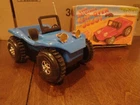 VTG 1992 Original Flip-Over Buggy Battery Operated Beach Dune Car Botoy Novatoy